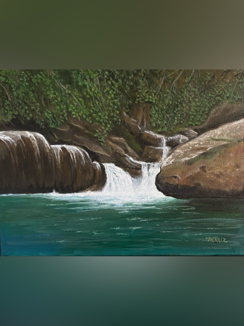 Hand Crafted Art Print “Midnight Hole”